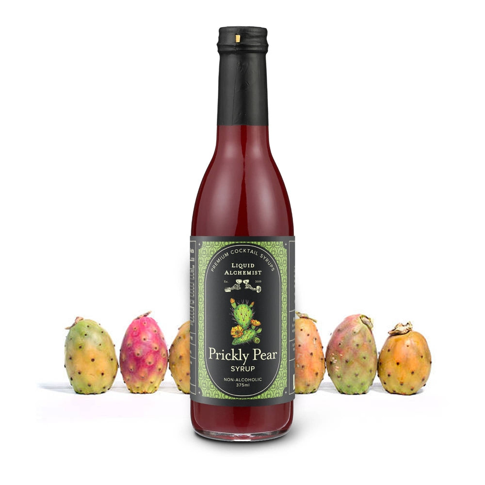 Liquid Alchemist Syrups - Prickly Pear Syrup for Margaritas, Cocktails & Drinks - 375ml