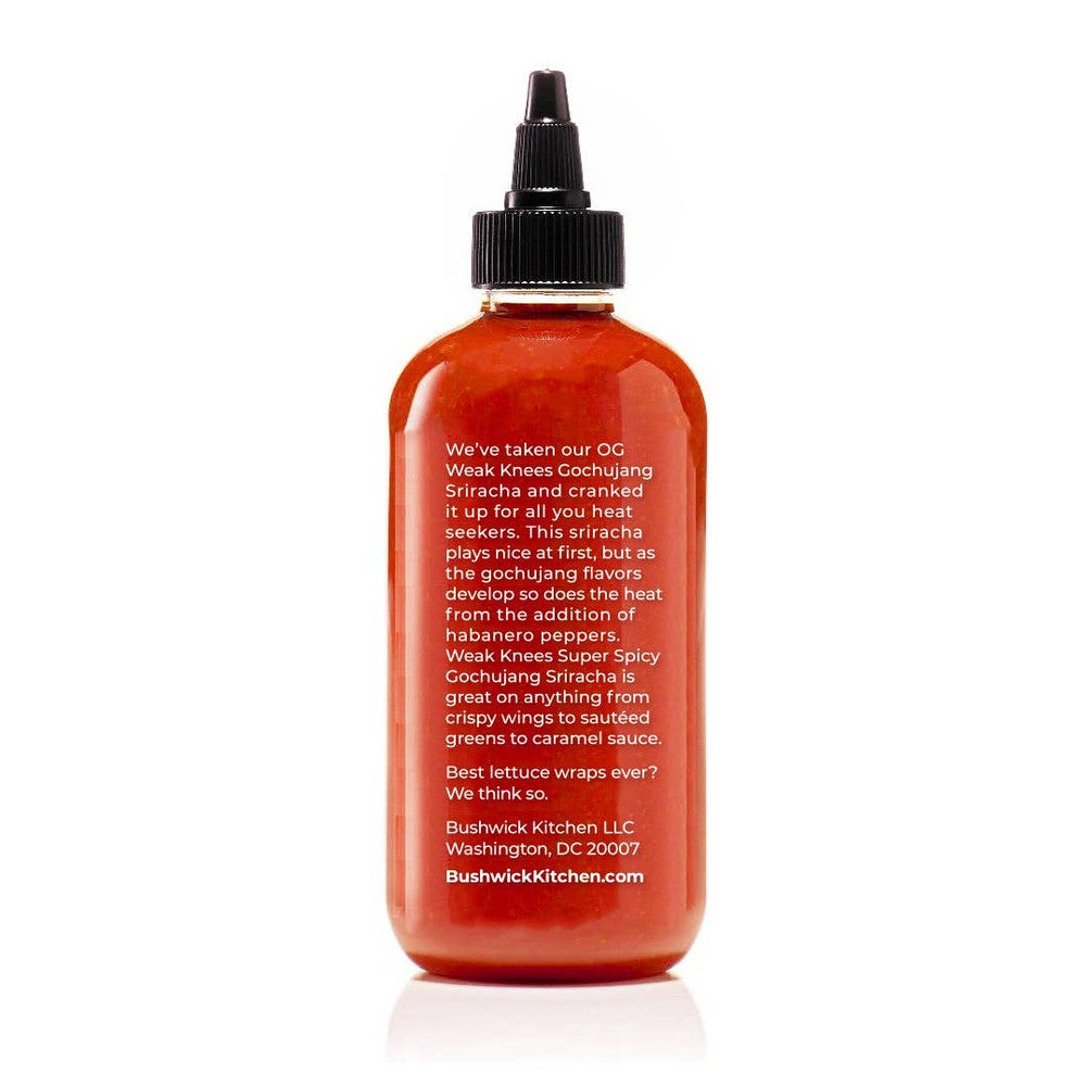 Bushwick Kitchen - Super Spicy Weak Knees Gochujang Sriracha (Award Winning) 10.5oz