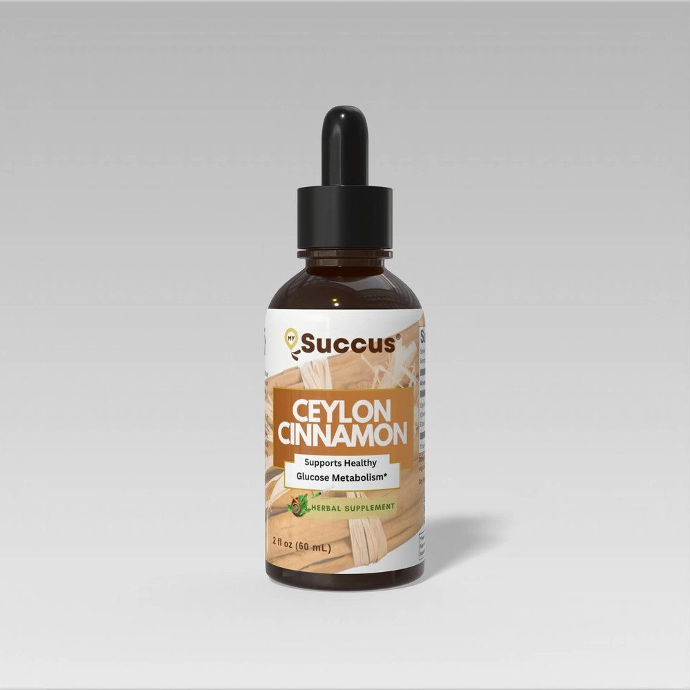 Succus - Ceylon Cinnamon Tincture - Bark Herbal Extract - Alcohol Free / 1 fl oz