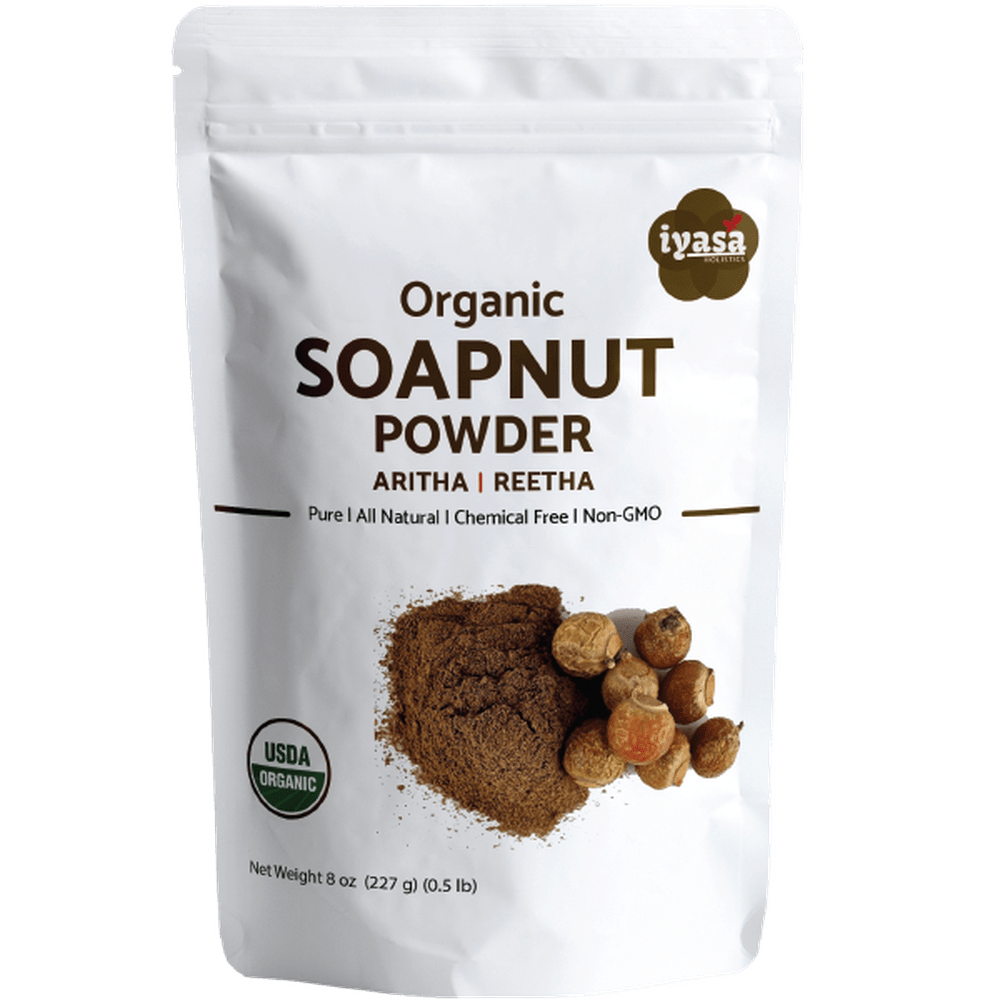 Iyasa Holistics - Organic Soapnut Powder - 8 oz