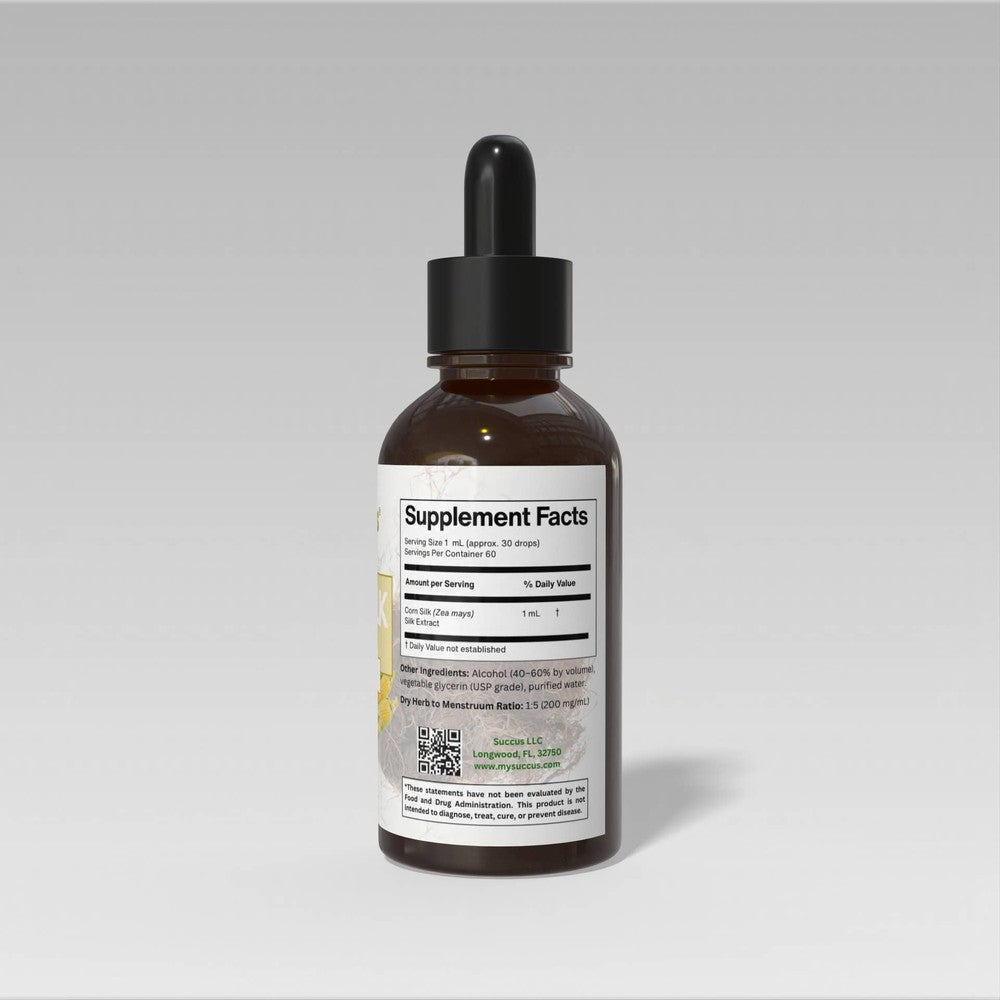Succus - Corn Silk Tincture | Gentle Traditional Herbal Support - Alcohol Free / 1 fl oz