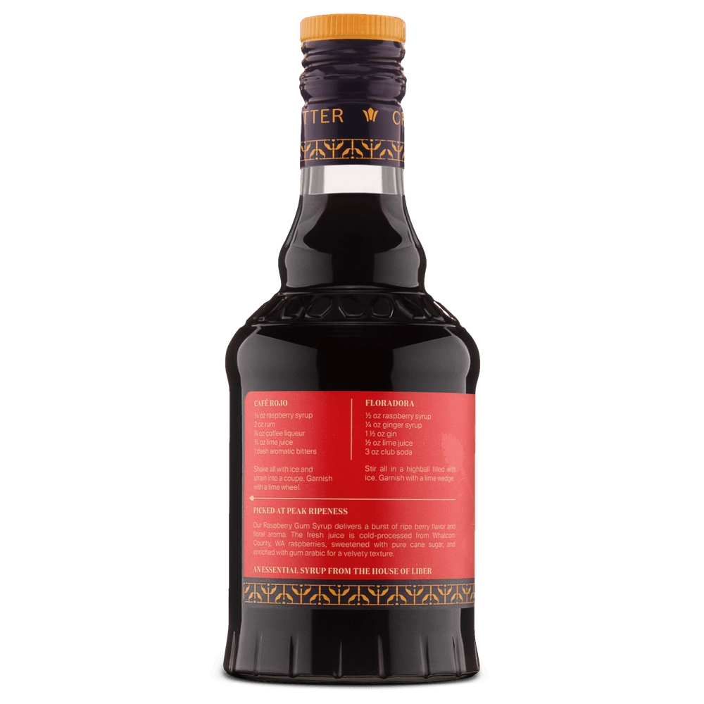 Liber & Co. - Raspberry Gum Syrup - 375 mL