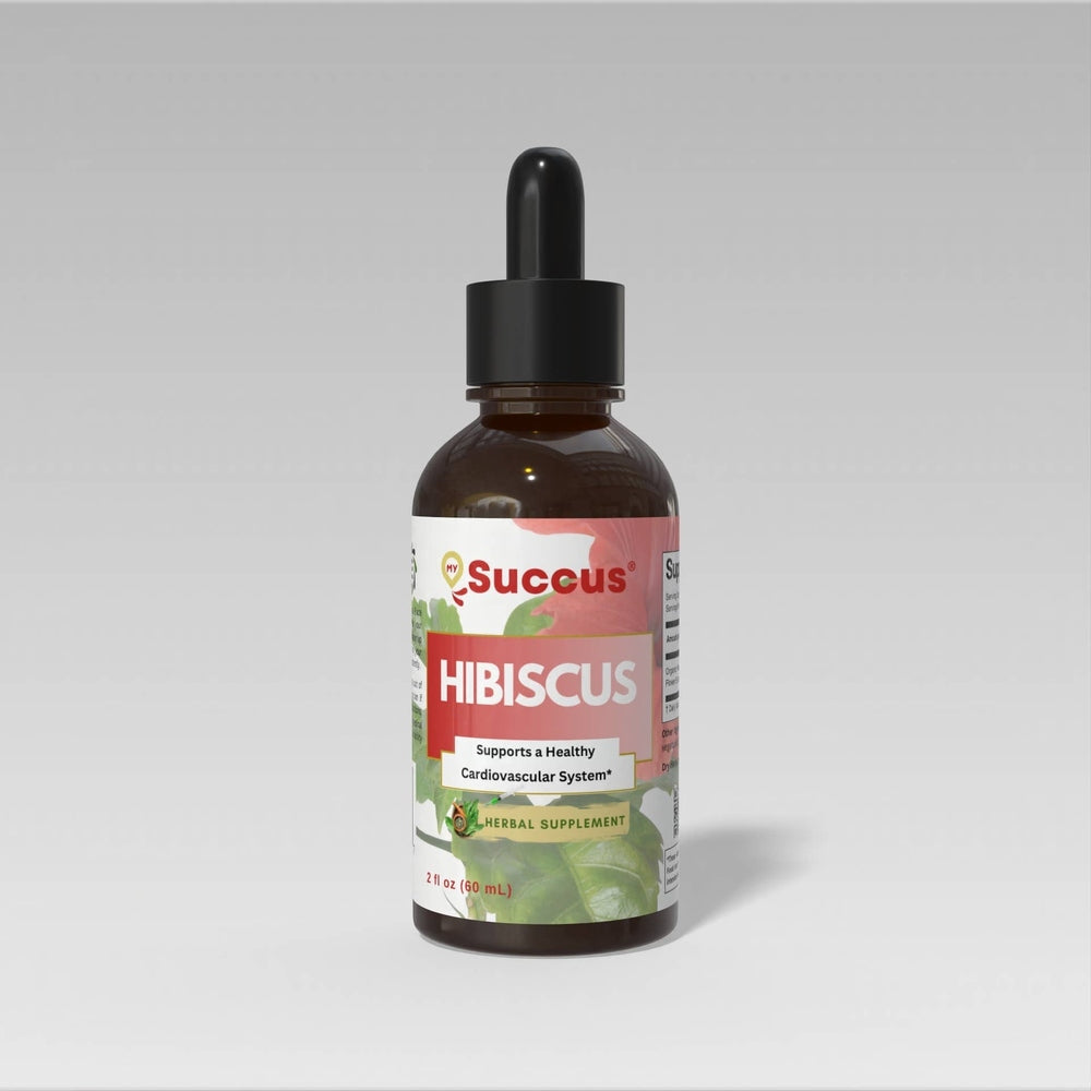 Succus - Hibiscus Flower Tincture | Premium Herbal Extract - Alcohol Free / 1 fl oz