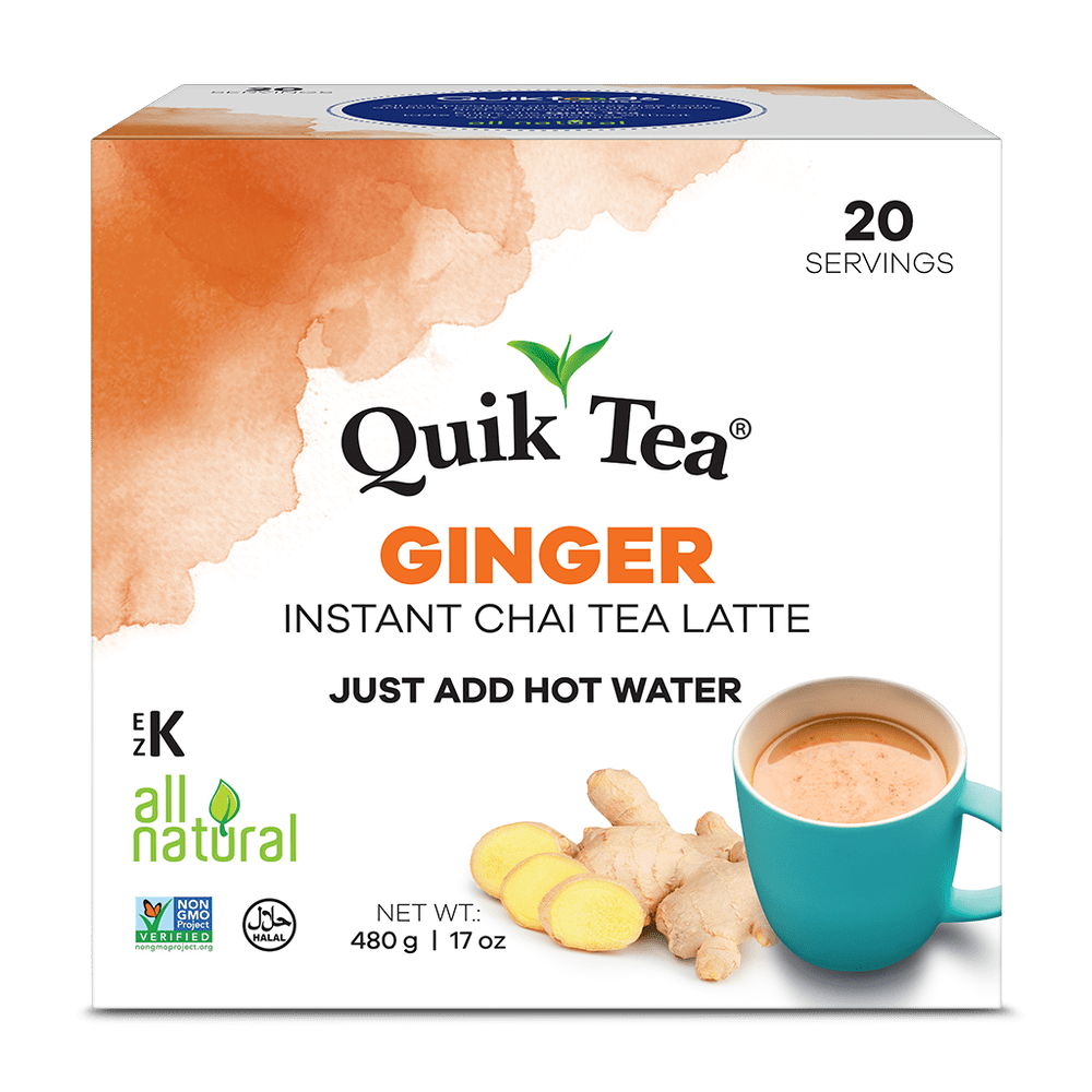 Quik Tea - Ginger Chai Tea Latte – 20 Count