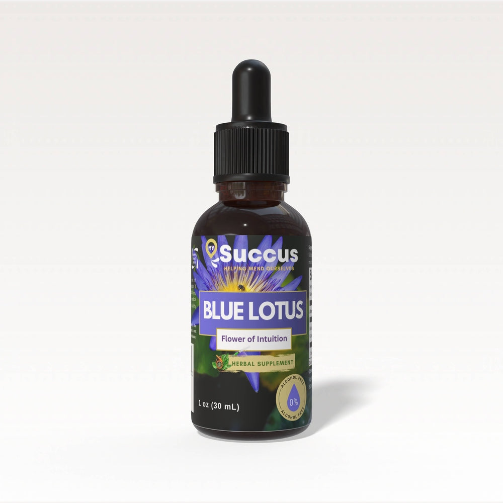 Succus - Blue Lotus Tincture — Nymphaea caerulea Extract - Alcohol Free / 1 fl oz