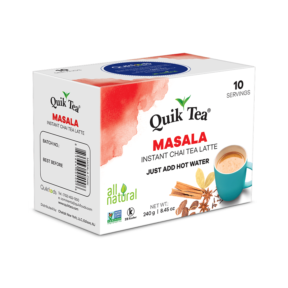 Quik Tea - Masala Chai Tea Latte - 10 Count
