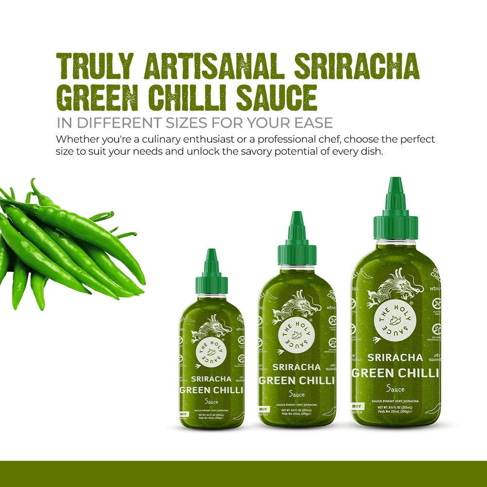 TMC Marketing - HOLY SAUCE Sriracha Chili Sauce Green 300g / 255mL - 300g