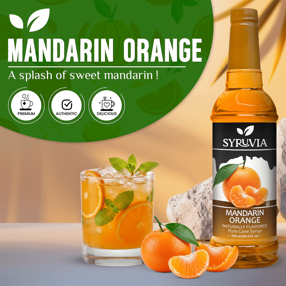 Syruvia - Mandarin Orange Syrup