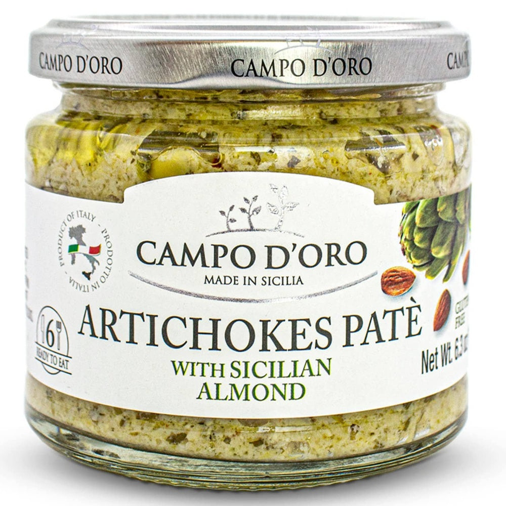 Campo D'Oro, Artichoke And Sicilian Almond Paté, 6.35 oz - 1 Unit (6.35 oz)