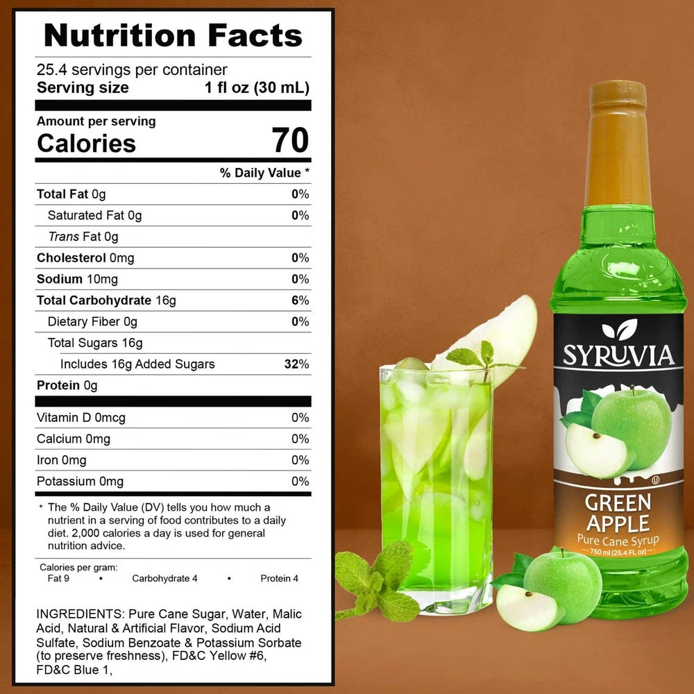 Syruvia - Green Apple Syrup