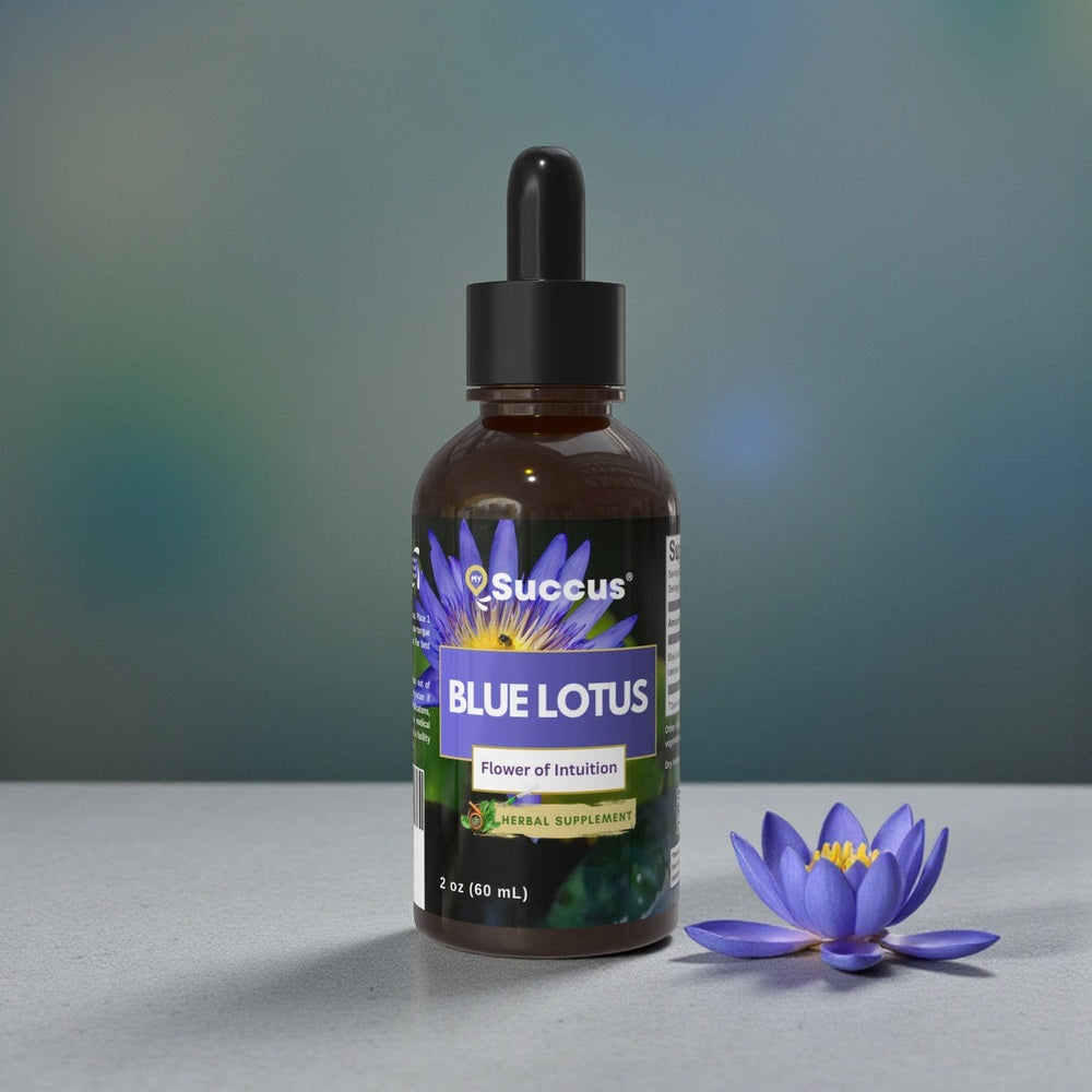 Succus - Blue Lotus Tincture — Nymphaea caerulea Extract - Alcohol Free / 1 fl oz