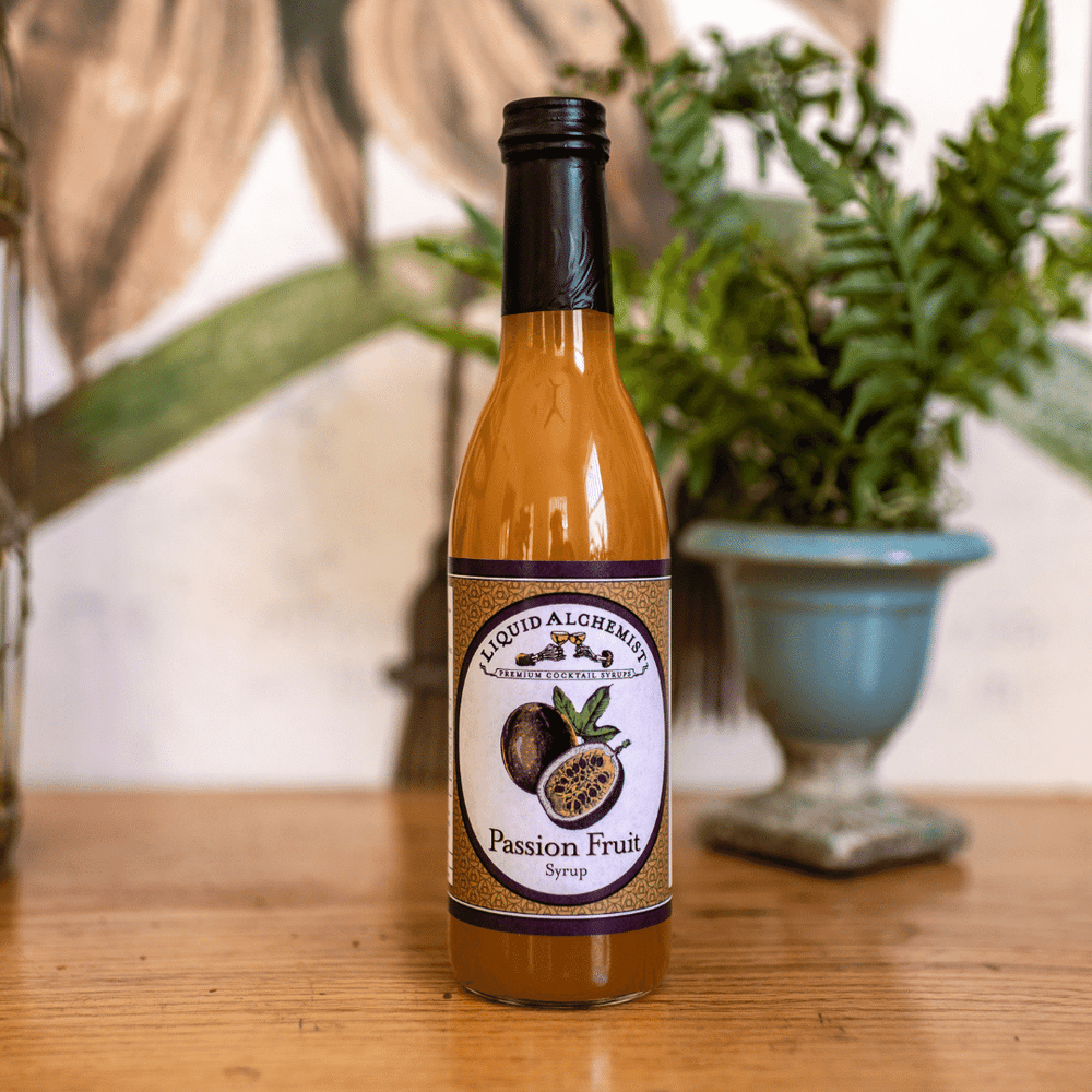 Liquid Alchemist Syrups - Passion Fruit Syrup for Cocktails, Drinks & Mixers - 375ml