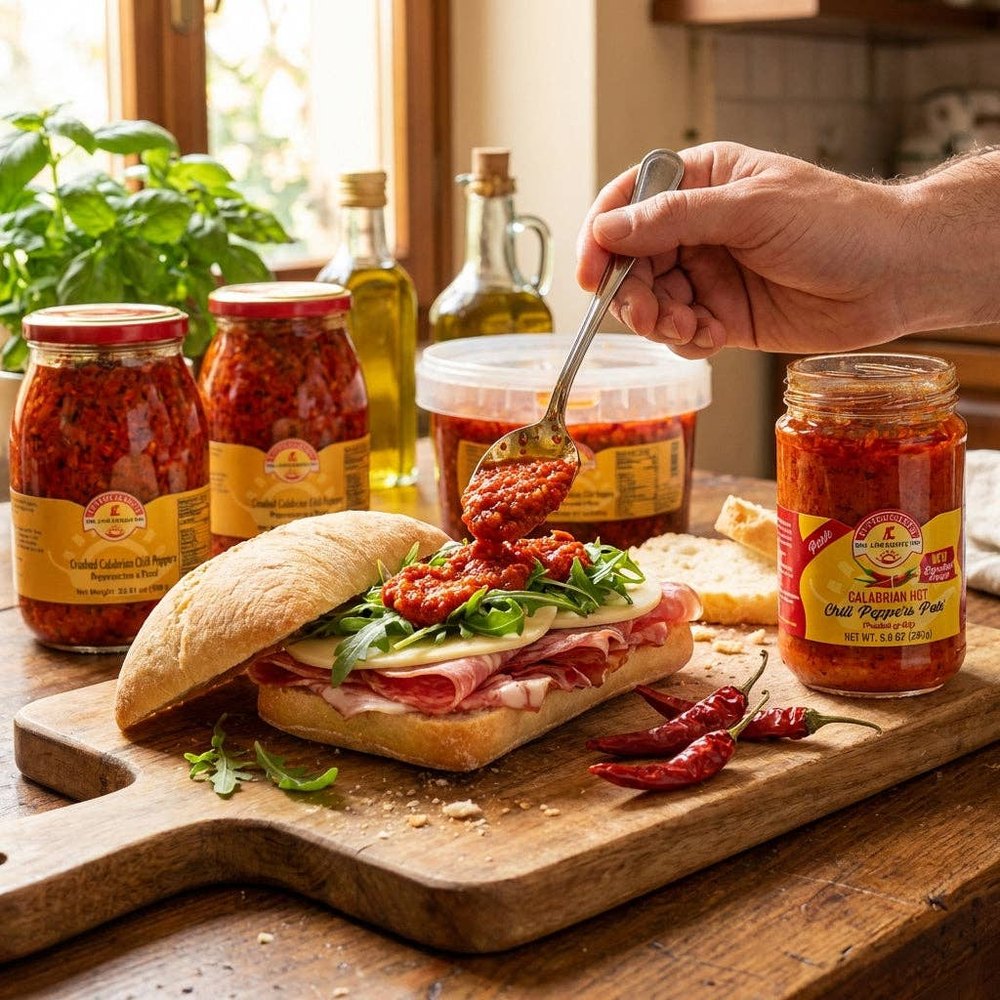 TuttoCalabria Crushed Hot Chili Peppers 10 oz.
