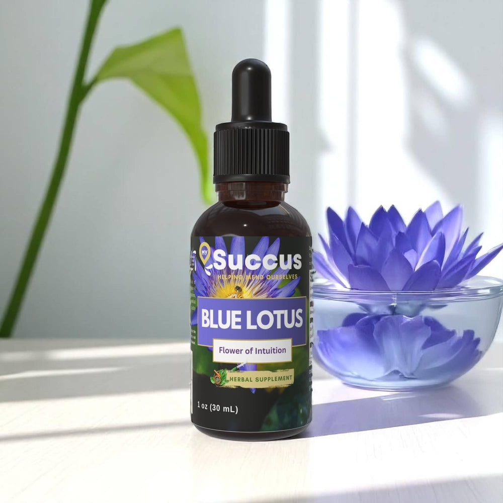 Succus - Blue Lotus Tincture — Nymphaea caerulea Extract - Alcohol Free / 1 fl oz