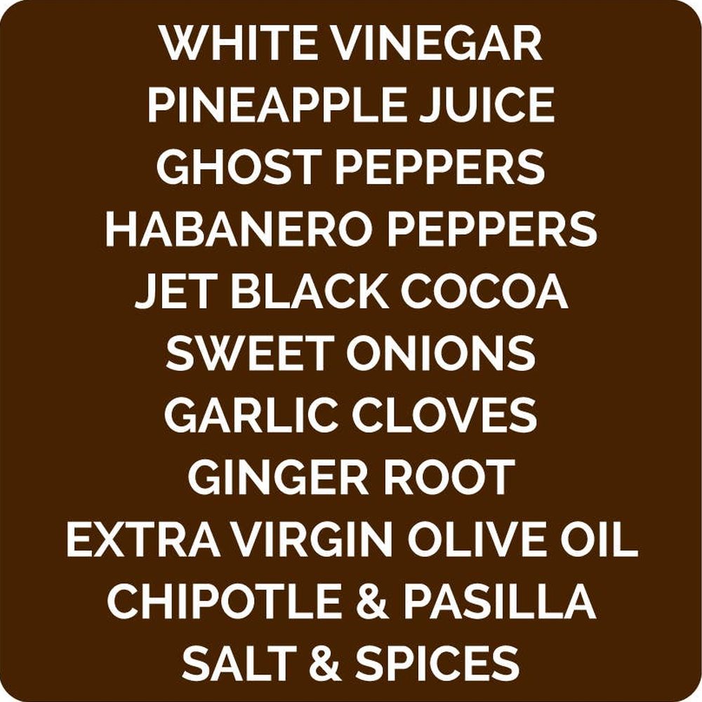 Queen Majesty Hot Sauce - Cocoa Ghost Hot Sauce - 5oz
