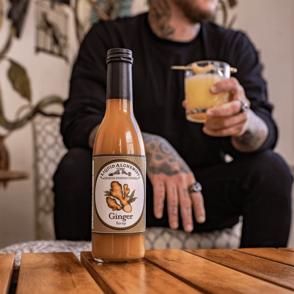 Liquid Alchemist Syrups - Ginger Syrup for Cocktails, Moscow Mules & Drinks - 375ml