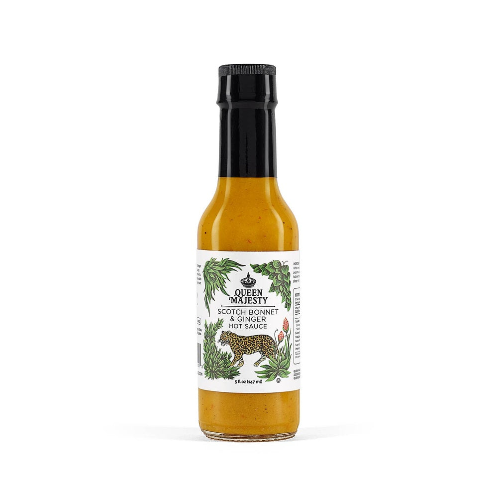 Queen Majesty Hot Sauce - Scotch Bonnet & Ginger Hot Sauce - 5oz
