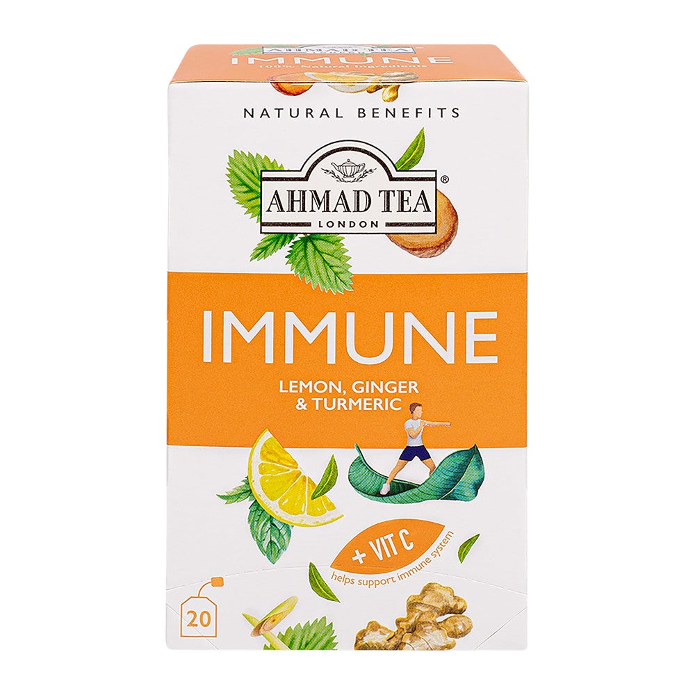 AHMAD TEA IMMUNE LEMON GINGER AND TURMERIC