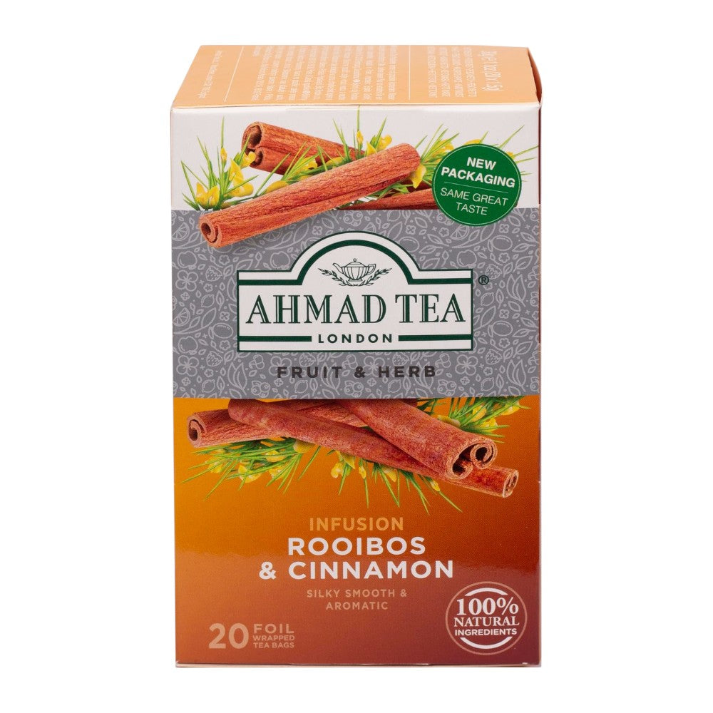 AHMAD TEA ROOIBOS AND CINNAMON INFUSION