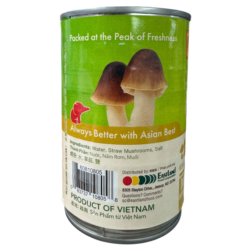 Asian Best Brand Medium Peeled Whole Straw Mushrooms