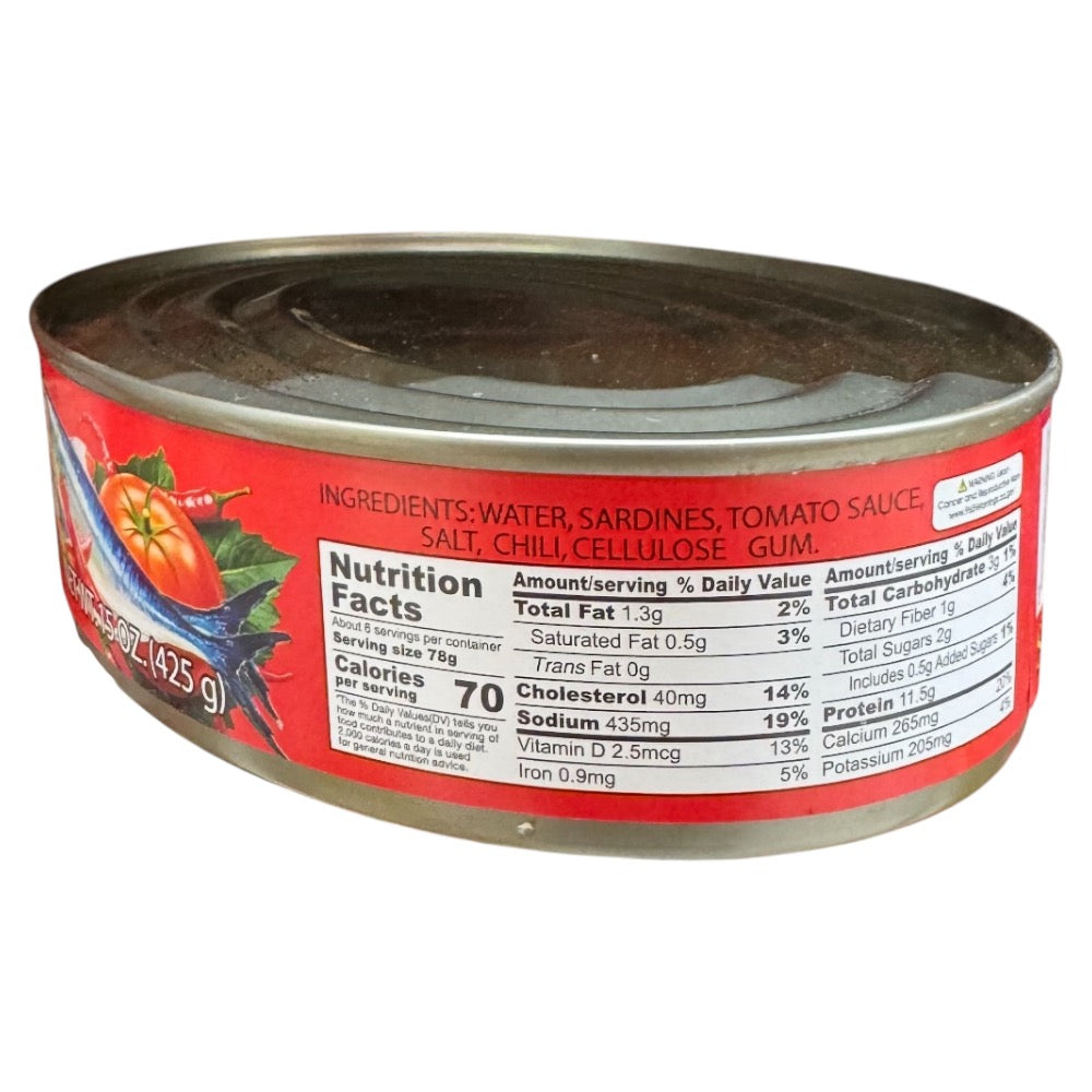Auspicious Brand Sardines in Tomato Sauce