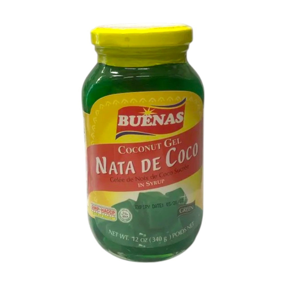 BUENAS COCONUT GEL NATA DE COCO IN GREEN