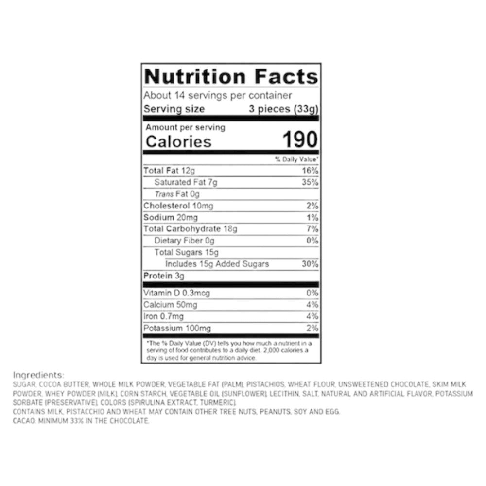 Bouchard Dubai Chocolates, Pistachio & Knafeh