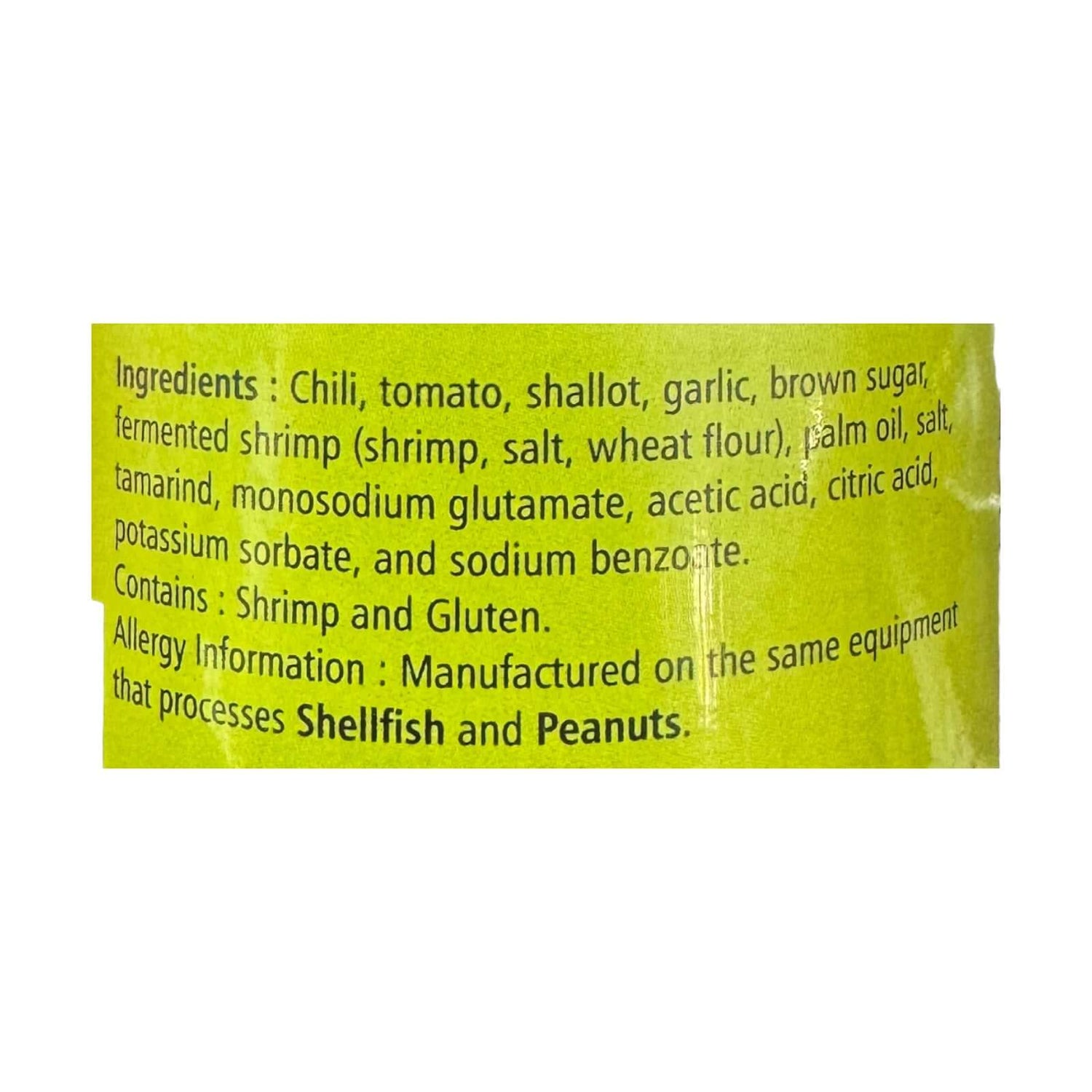 Cap Ibu Sambal Terasi Chili Condiment with Fermented Shrimp