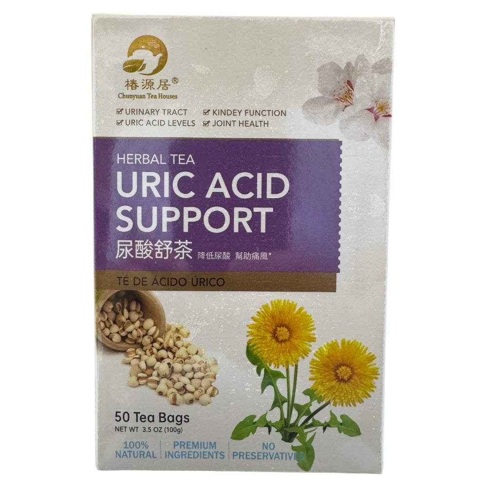Chunyuan Tea Houses Herbal Tea Uric Acid Support Tea 50 Tea Bags