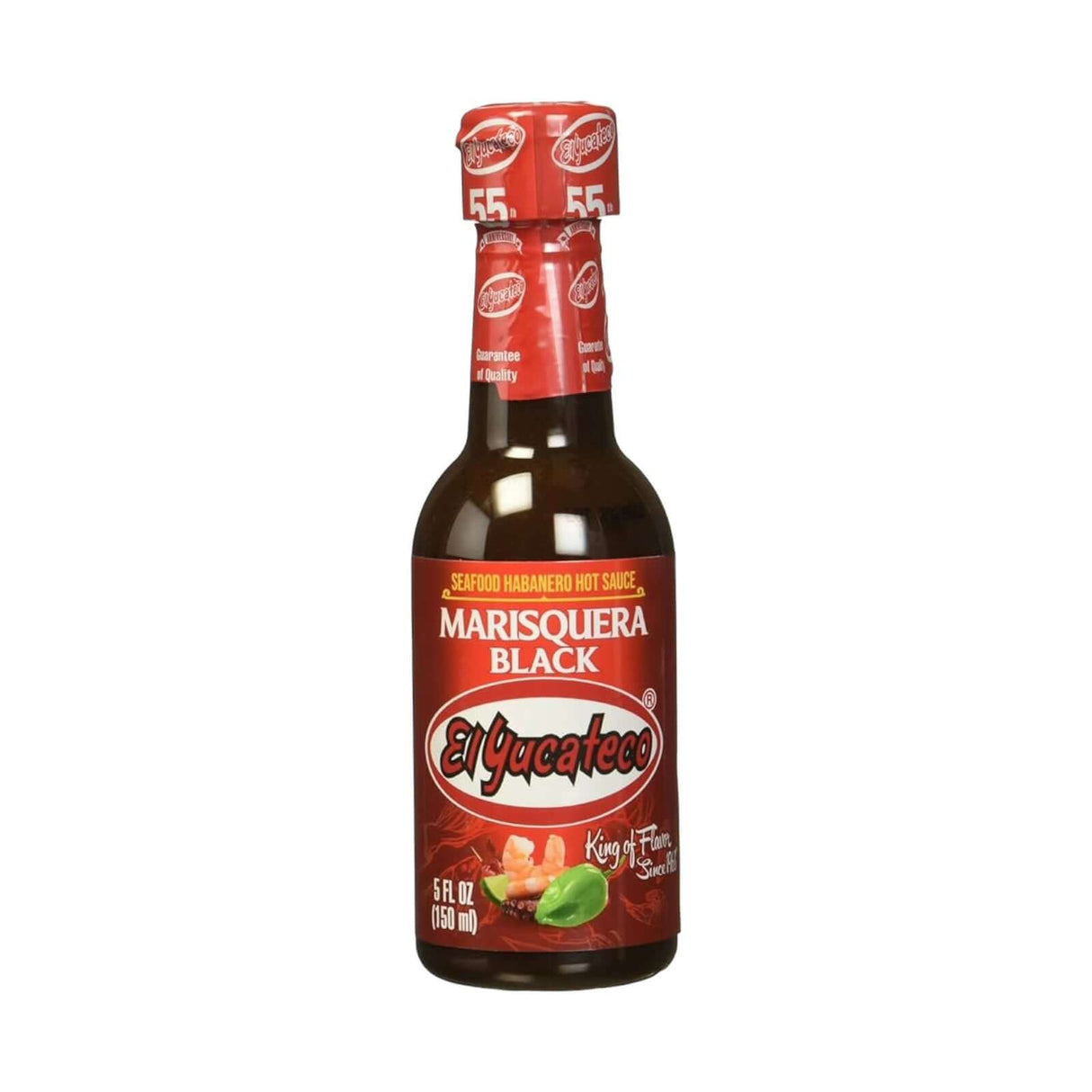 El Yucateco Marisquera Black Seafoods Habanero Hot Sauce