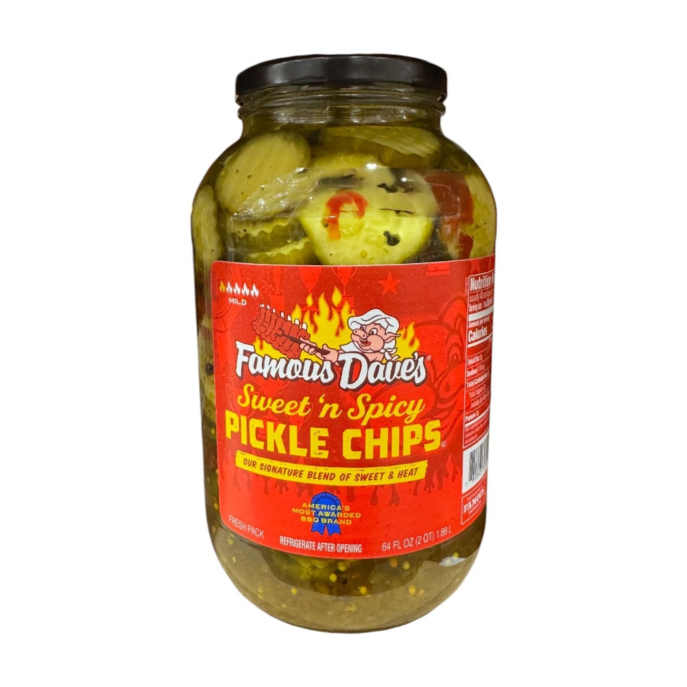 Famous Dave's Sweet 'n Spicy Pickle Chips