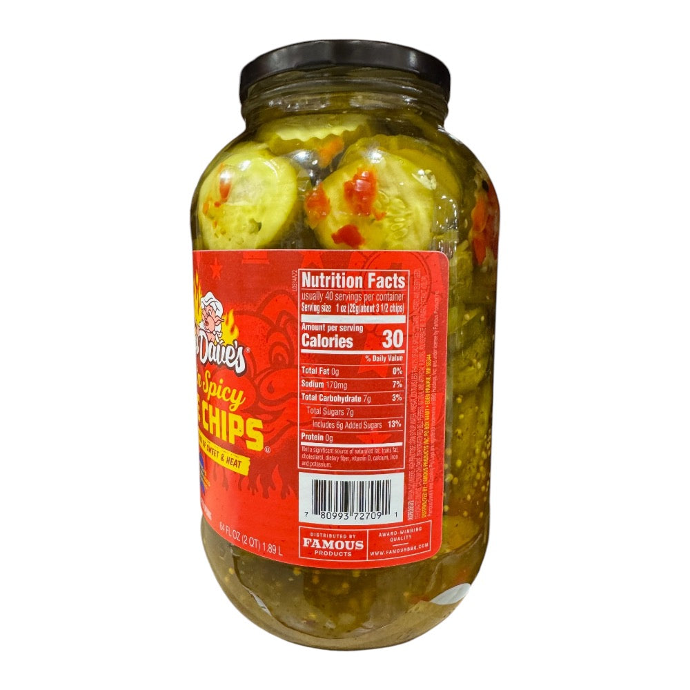 Famous Dave's Sweet 'n Spicy Pickle Chips