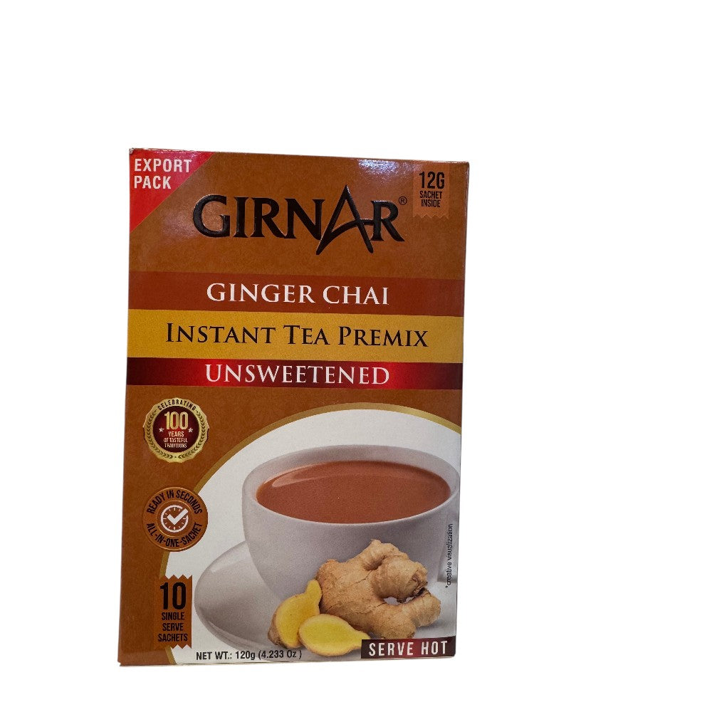 GIRNAR GINGER CHAI INSTANT TEA PREMIX UNSWEETENED