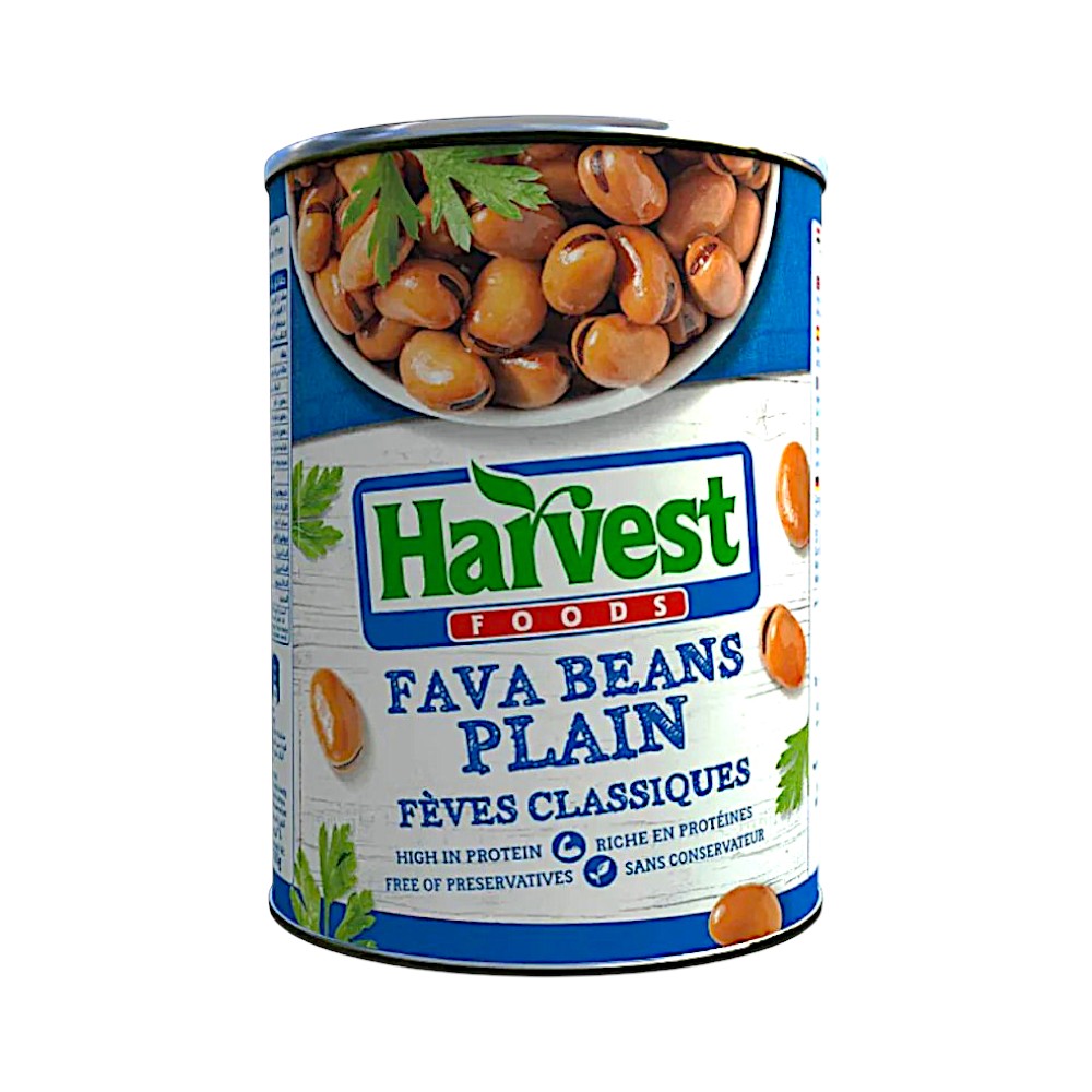 HARVEST FOODS FAVA BEANS PLAIN FEVES CLASSIQUES