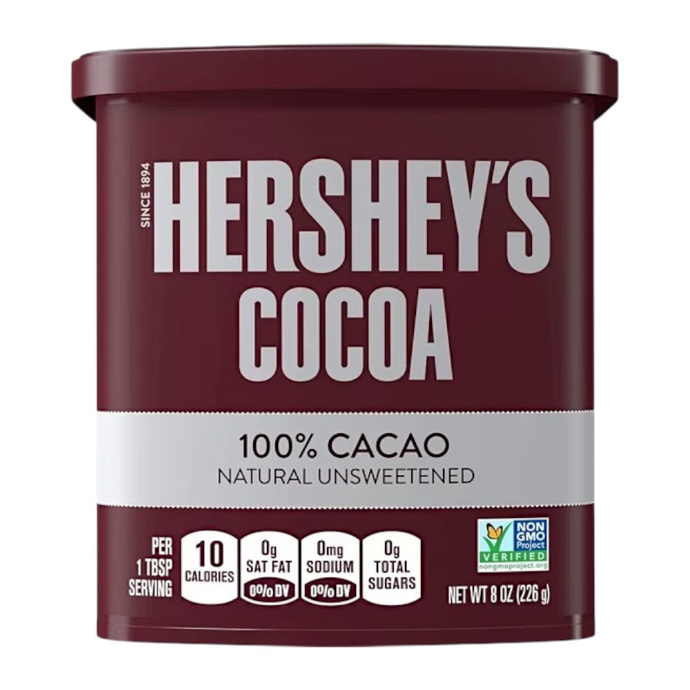 HERSHEY'S COCOA 100% CACAO NATURAL UNSWEETENED