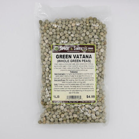GREEN VATANA (whole green peas)