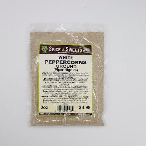 WHITE PEPPERCORNS GROUND
