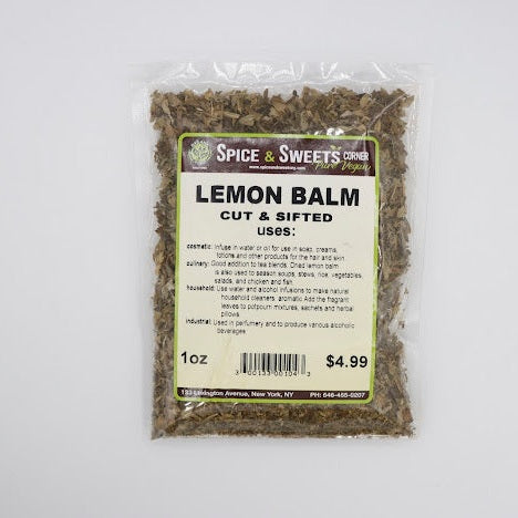 LEMON BALM (cut & sifted)