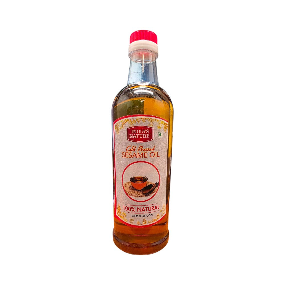 INDIA'S NATURE COLD PRESSED SESAME OIL 100% NATURAL