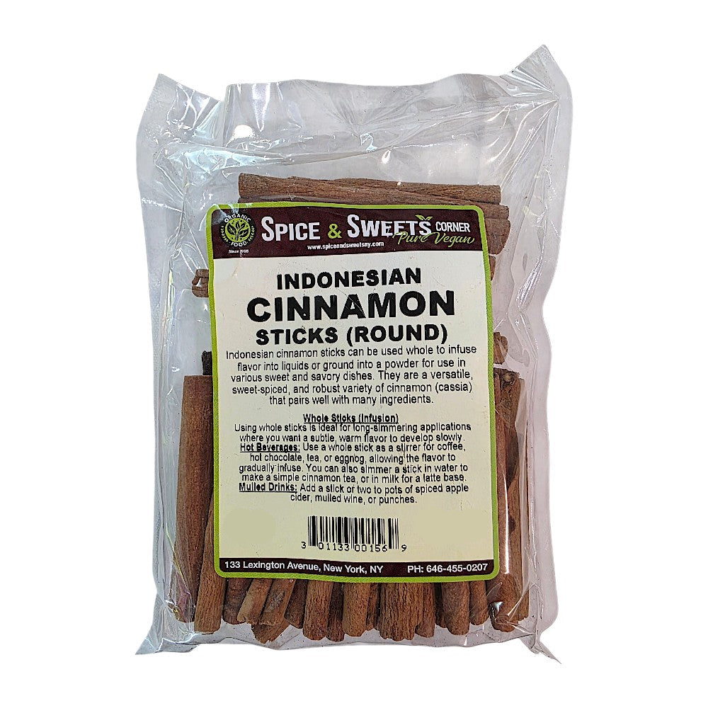 INDONESIAN CINNAMON STICKS (ROUND)