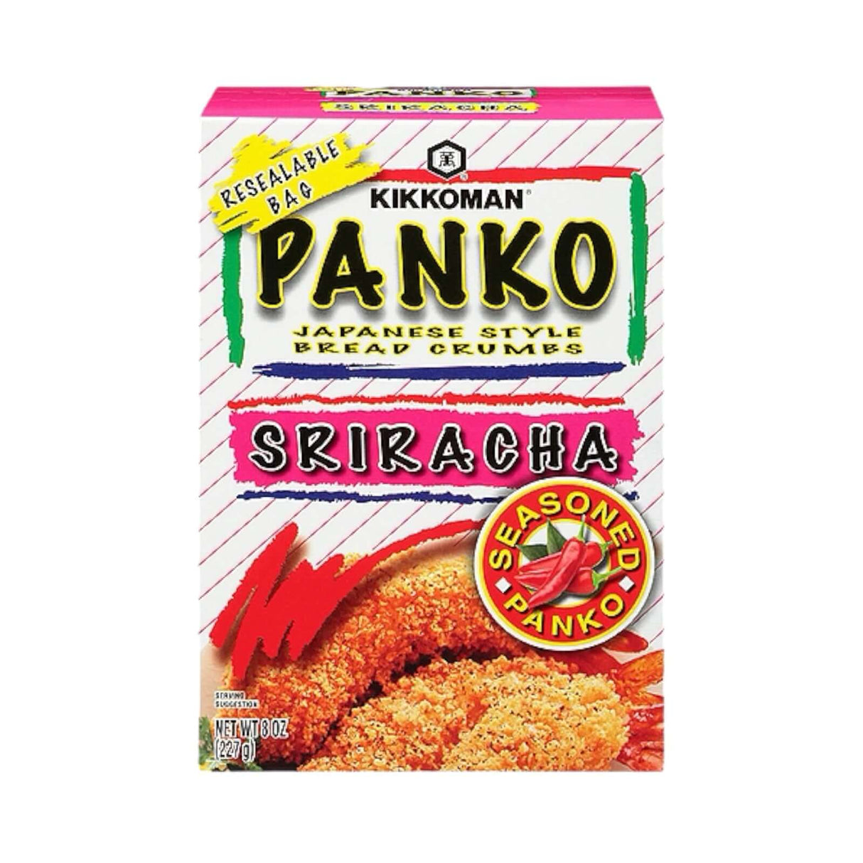 Kikkoman Panko Bread Crumbs Sriracha