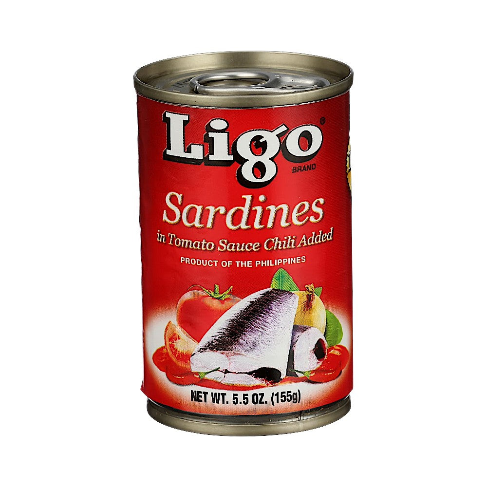 LIGO SARDINES IN TOMATO SAUCE CHILI ADDED