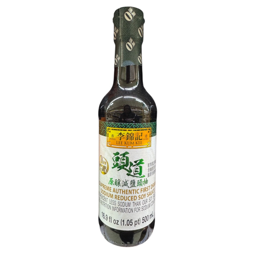 Lee Kum Kee Supreme Authentic First Draw Sodium Reduced Soy Sauce