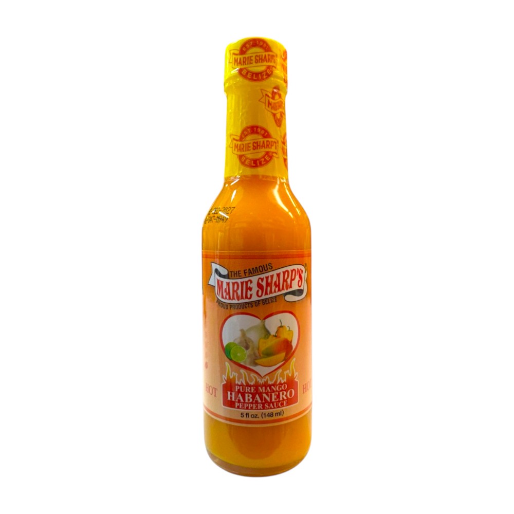 Marie Sharp's Hot Pure Mango Habanero Pepper Sauce