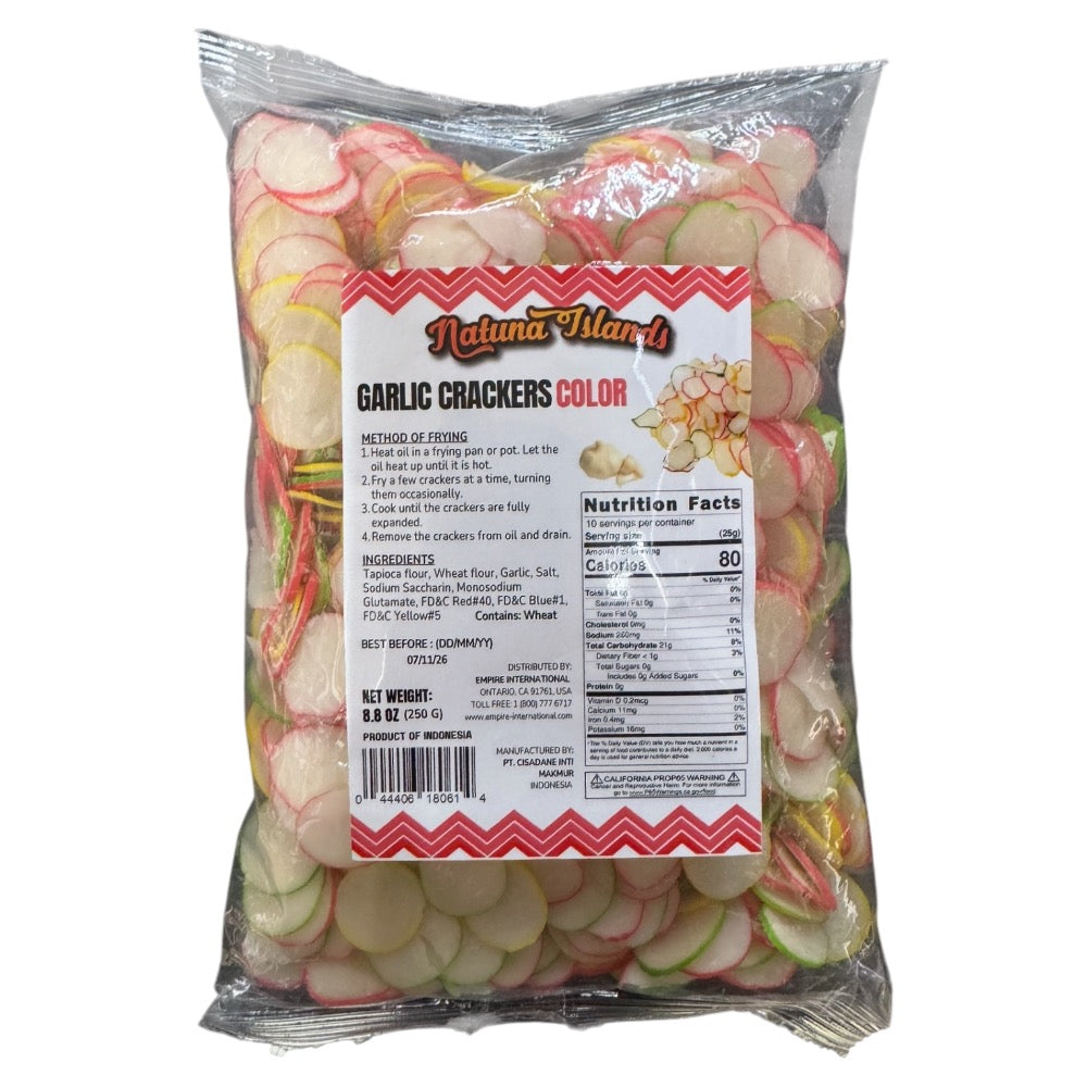 Natuna Islands Garlic Crackers Color