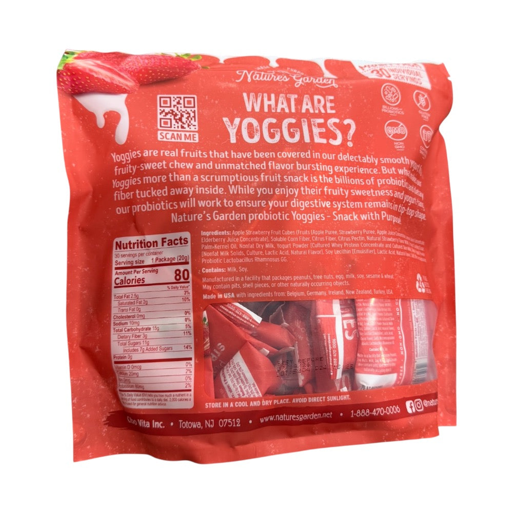 Nature's Garden Probiotic Strawberry Yoggies