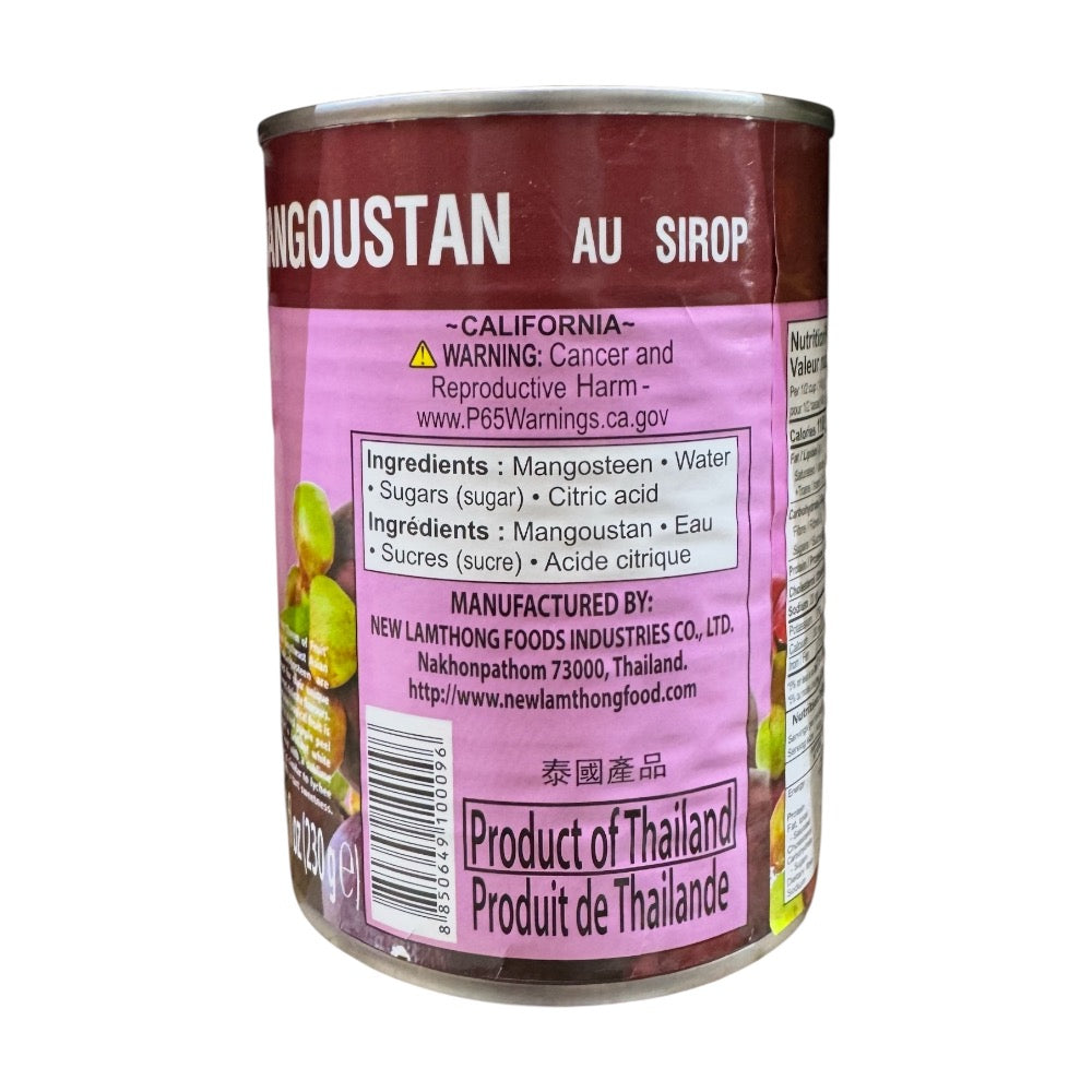 New Lamthong Mangosteen in Syrup