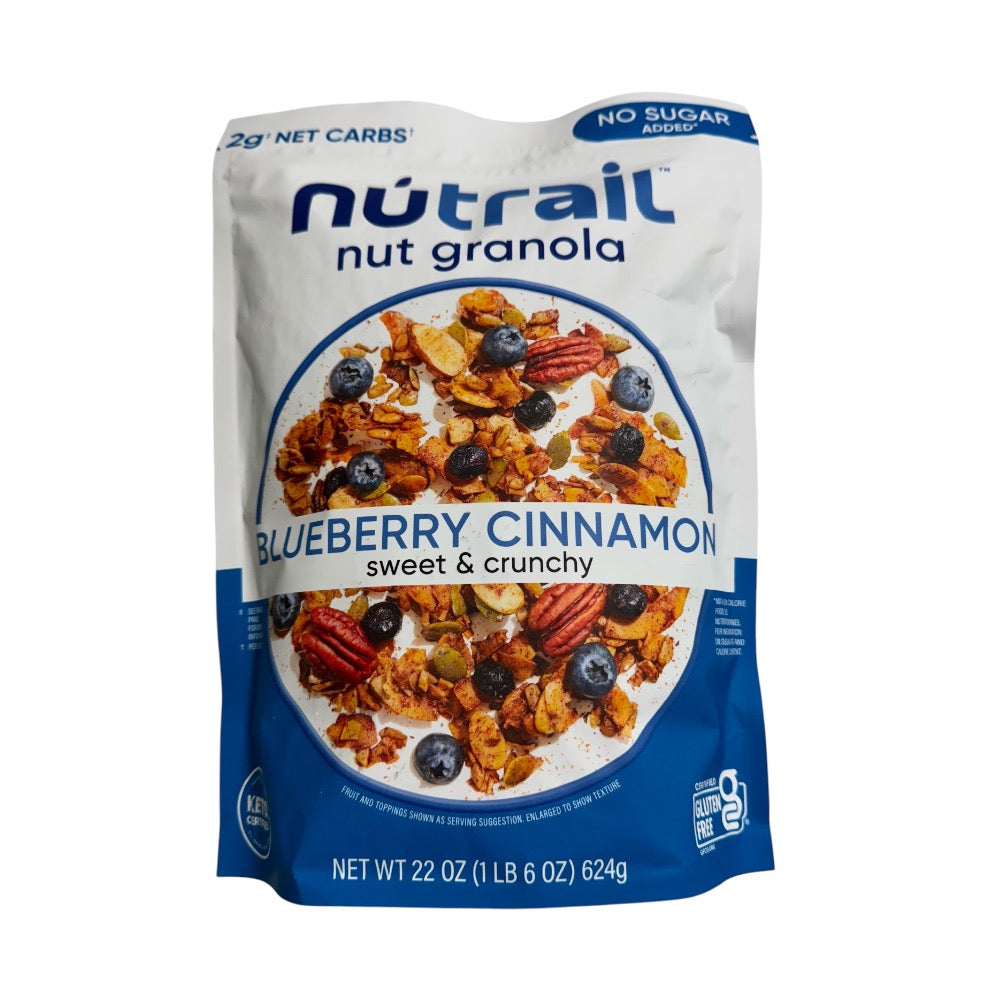 Nu Trail Keto Blueberry Cinnamon Nut Granola