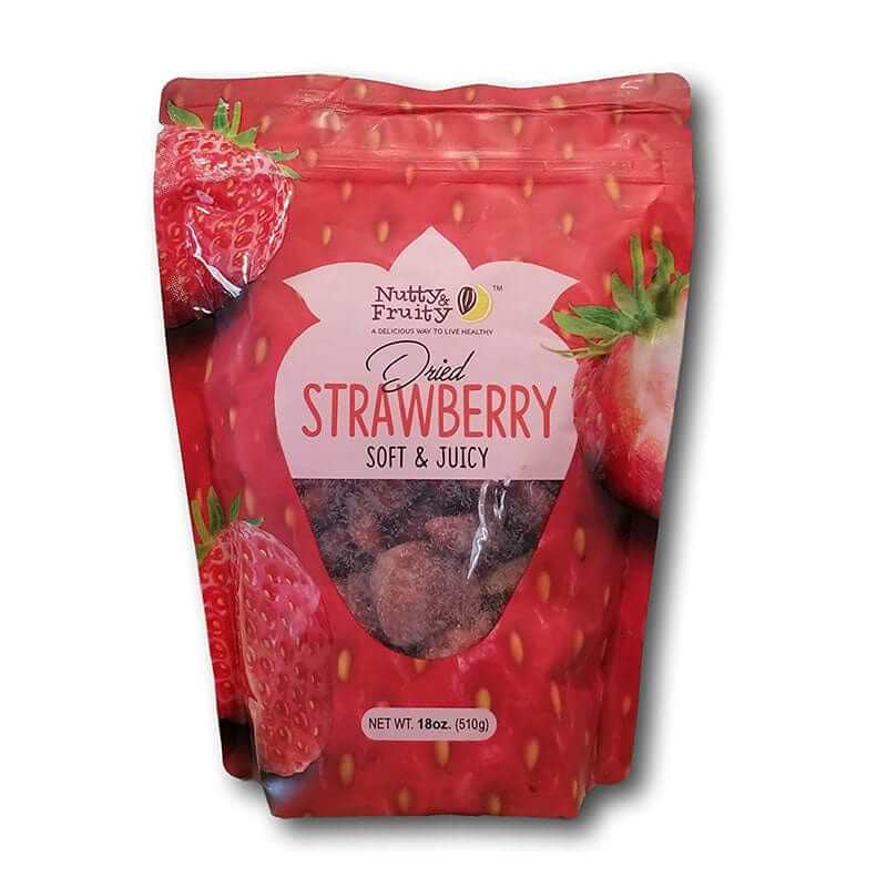 Nutty & Fruity Dried Strawberry Soft & Juicy