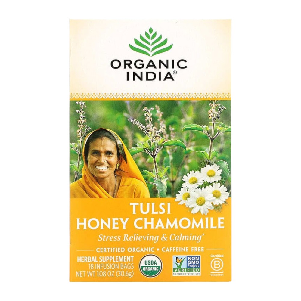 ORGANIC INDIA TULSI HONEY CHAMOMILE TEA